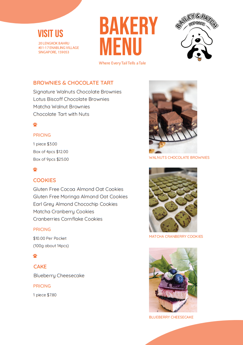 Grooming Menu
